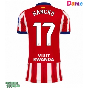 Atletico Madrid David Hancko #17 Replika Hjemmebanetrøje Dame 2026-27 Kortærmet